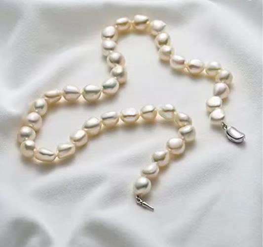 AA Freshwater Baroque Pearl Necklace